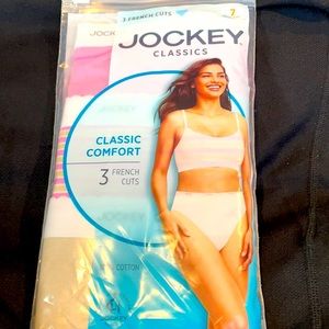 Jockey classics 3 pair French cut size 7